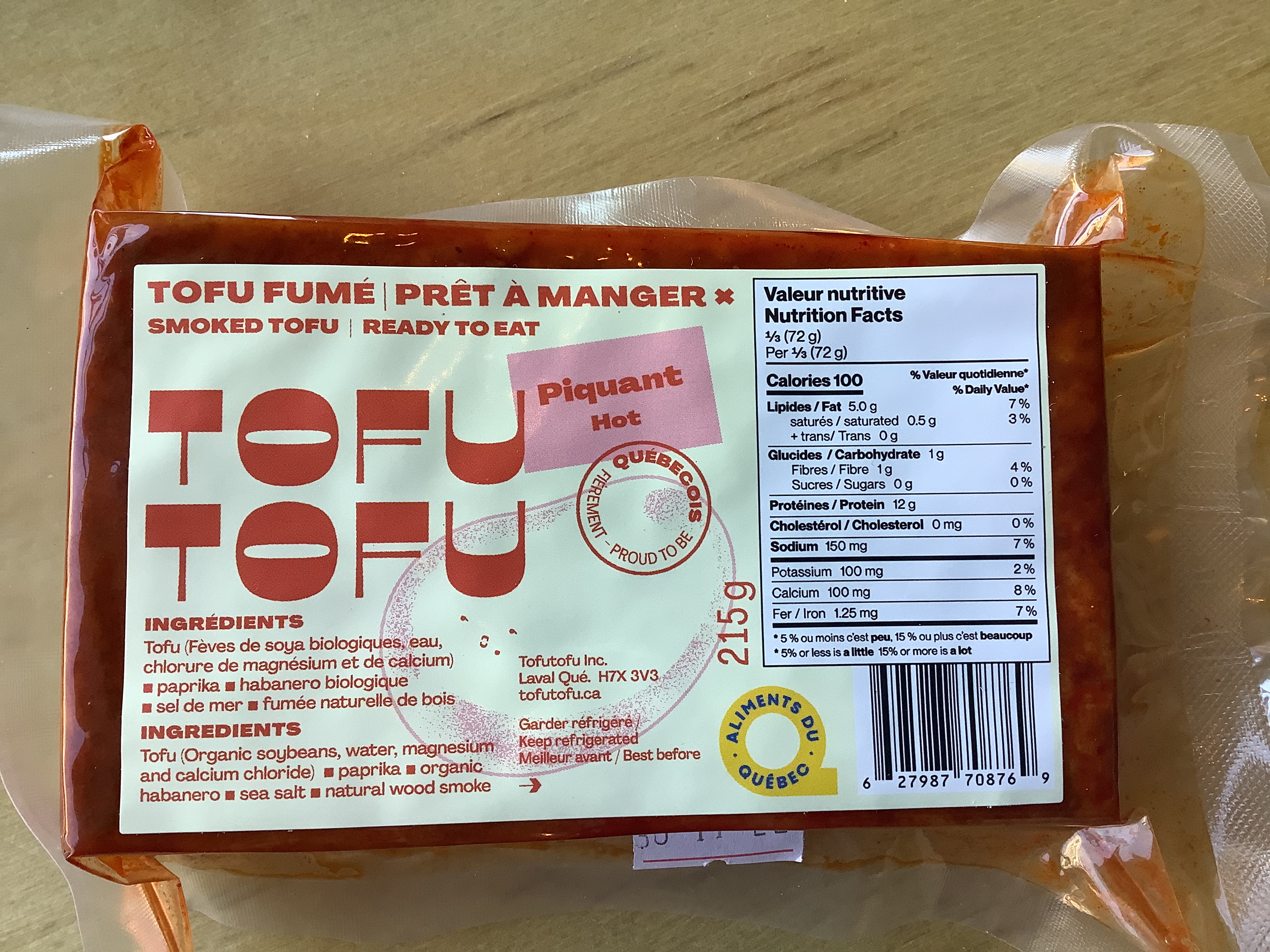 Tofu Piquant (215 g)